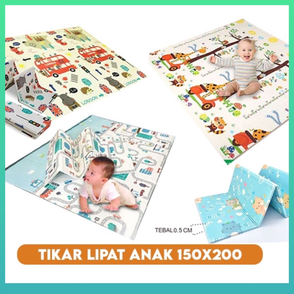 Playmat Bayi Matras Bayi Karpet Bayi Karpet Anak Playmat Kartun Random Worldhome66