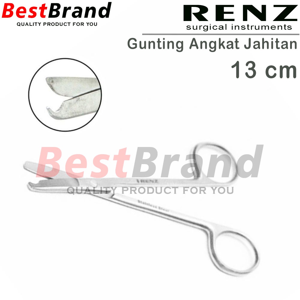 RENZ Gunting Operasi Angkat Jahitan 13 14 cm Hecting up Up hecting