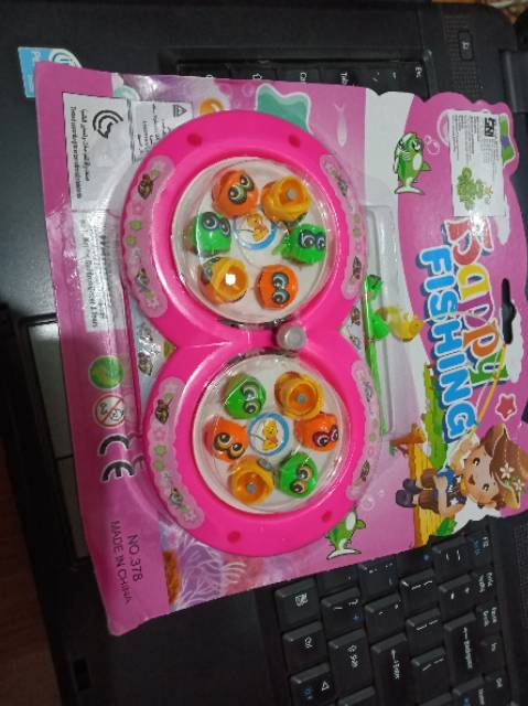 Pancing Pancingan Ikan Magnet Mini Berputar Fishing Game