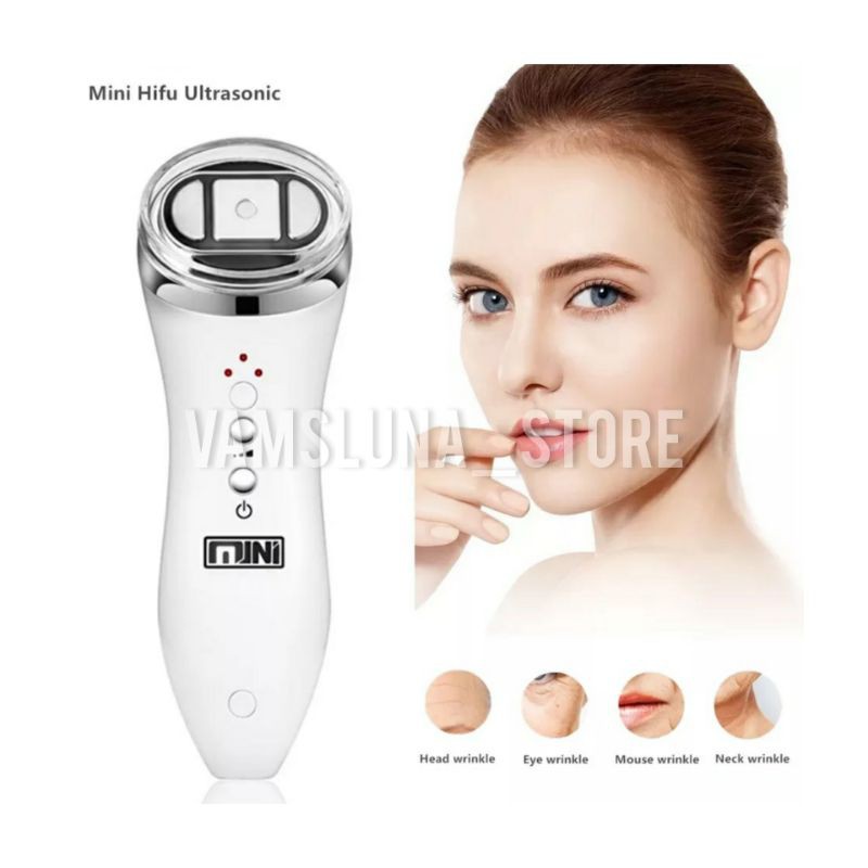 Mini rf hifu alat ultrasound radio frequency rf 2in1 detox anti aging kerut kantung mata