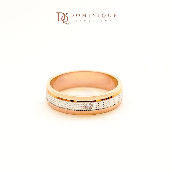 

Dominique Jewellery -Cincin Wedding Citra Gold 75% DQ 016