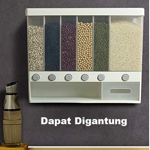 Tempat Beras Tempat Penyimpanan Sekat Beras Dispenser Beras Sekat Jar