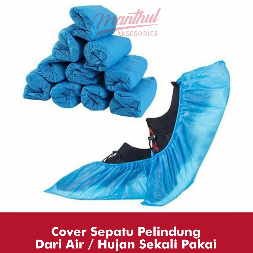 Cover Sepatu Pelindung Dari Air / Hujan Sekali Pakai