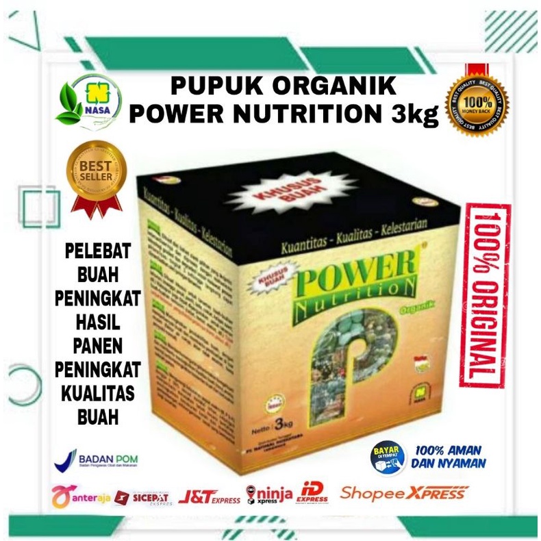 COD/POWER NUTRITION NASA 3kg/PUPUK NASA/PUPUK PERTANIAN/PUPUK CABAI/PUPUK JERUK/PUPUK BUAH NAGA