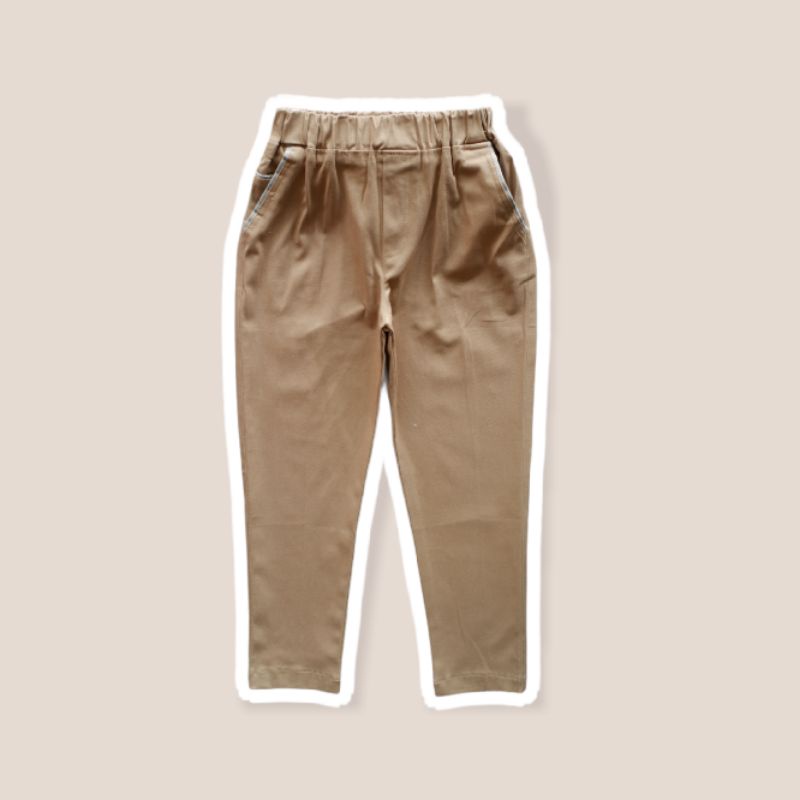 Celana Panjang Chinos Anak Cowo 8-10 Tahun Diamond Stretch