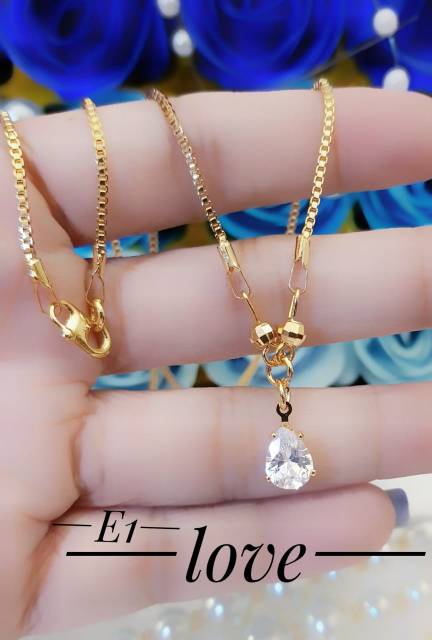 Xuping set perhiasan lapis emas 24k 1227g