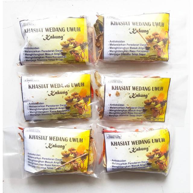

MINUMAN KESEHATAN.ALAMI WEDANG UWUH 1 BESEK / DUS 15 BIJI