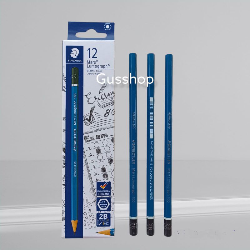 Jual PENSIL STAEDTLER 2B 1 PACK (ISI 12PCS) | Shopee Indonesia