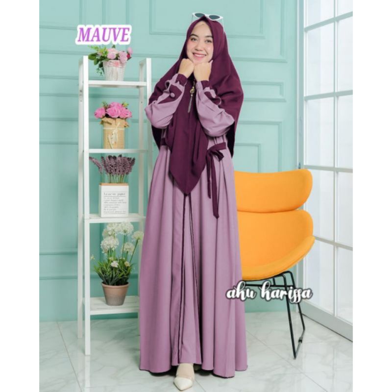 HANIZA SET SYARI ORI AKU KARISSA / GAMIS HANIZA SYARI ITYCREPE READY