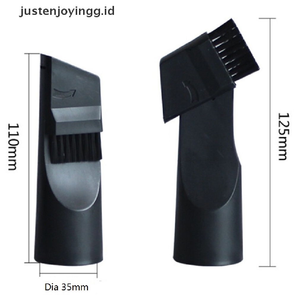 // justenjoyingg.id // 2 in 1 Vacuum Cleaner Brush 35mm Interface Internal Diameter Sucker PP Suction Nozzle ~