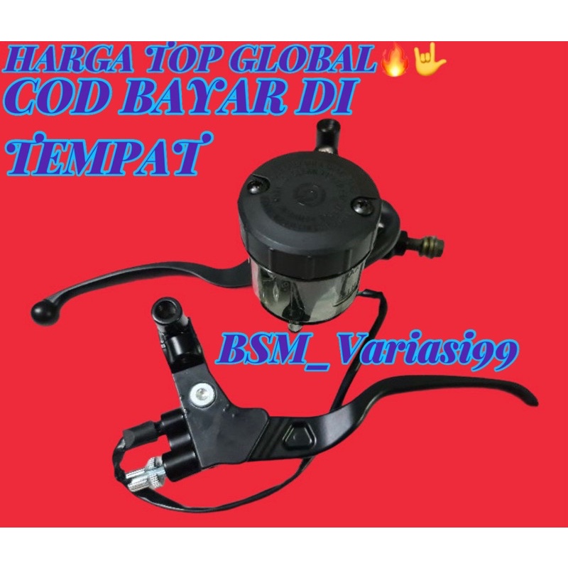 master rem universal motor kanan no name tabung big smoke handle kiri sesuai foto matic bebek sport