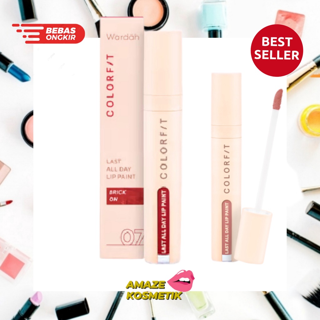 Lipcream Wardah Colorfit Last All Day Lip Paint 4.2 gr (BPOM)