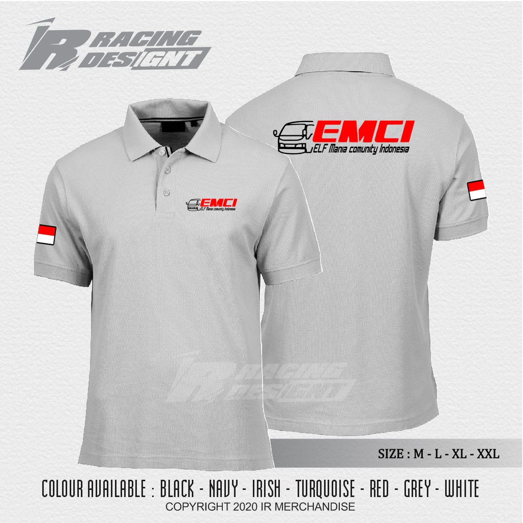Poloshirt / Kaos Kerah Polo EMCI Elf Mania Indoneisa Terbaru Kualitas Distro -IR Merch