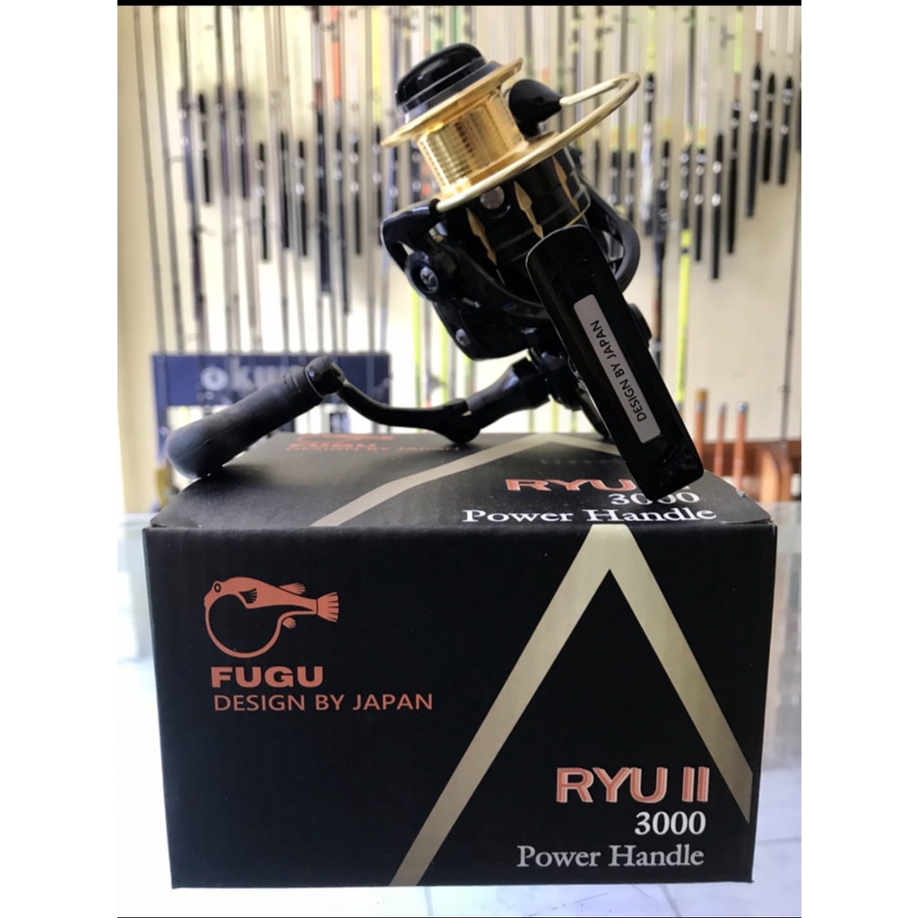 Reel Pancing fugu ryu II 3000 power handle
