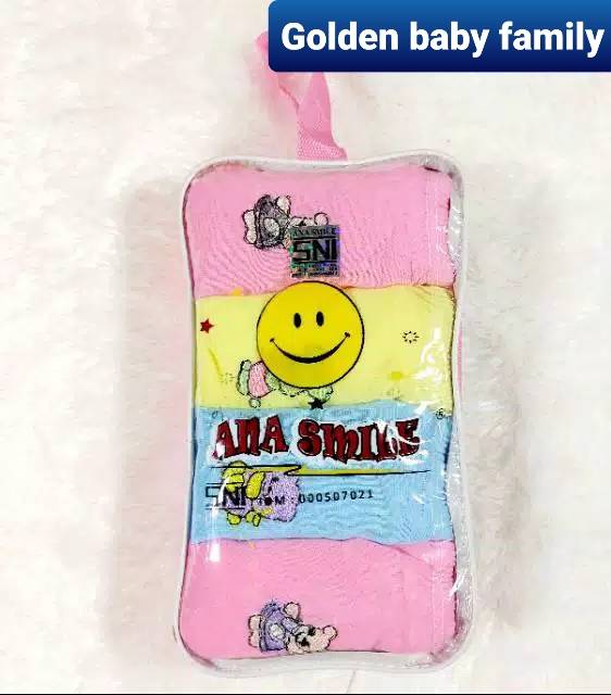 12 Pcs - HAPPY TAS | celana pop Ana Smile berkualitas | kado bayi | pakaian pop bayi