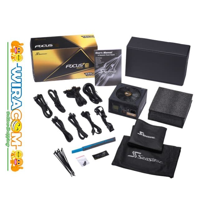 PSU Seasonic Focus Plus Gold FX-550 - 550W Full Modular - 80+ Gold