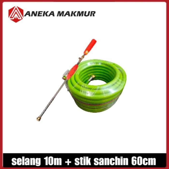 Pneu | Selang Compressor 1 Roll 10 Meter Plus Stick Sanchin 60 Cm Steam