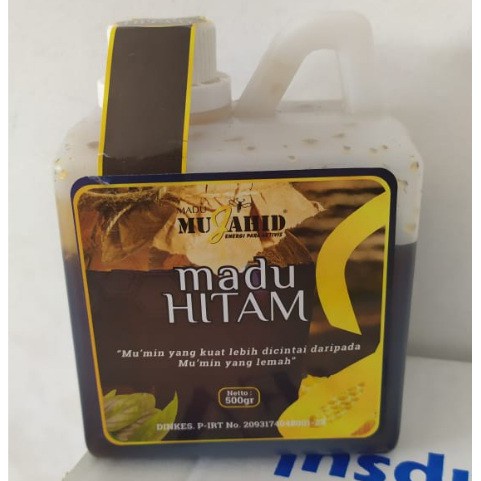 

Madu Hitam Manis 500 Gram Mujahid | ASLI