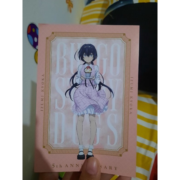 postcard 5th anniversary kyouka izumi official