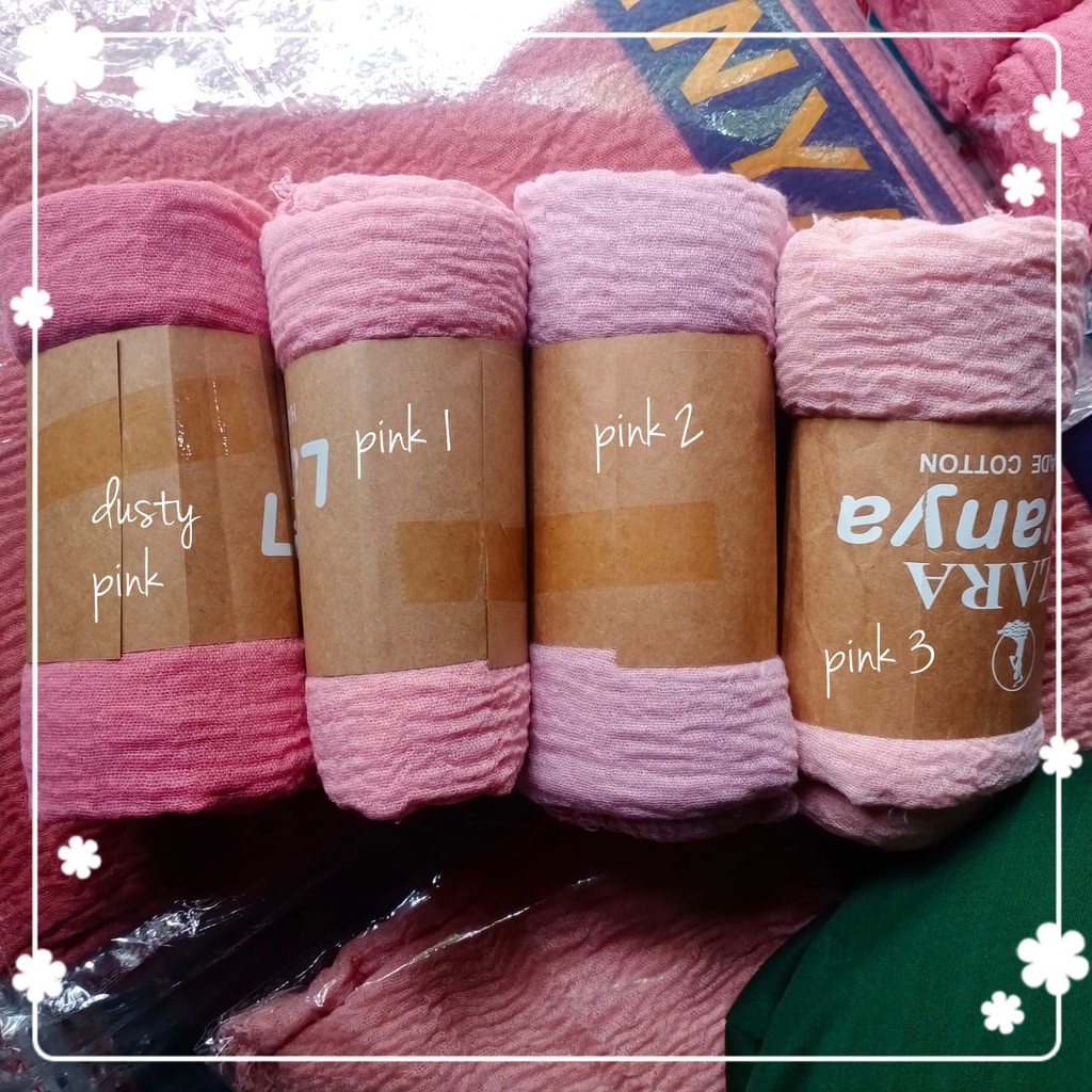Nazira Pashmina Crincle /PART 1-PINK 2