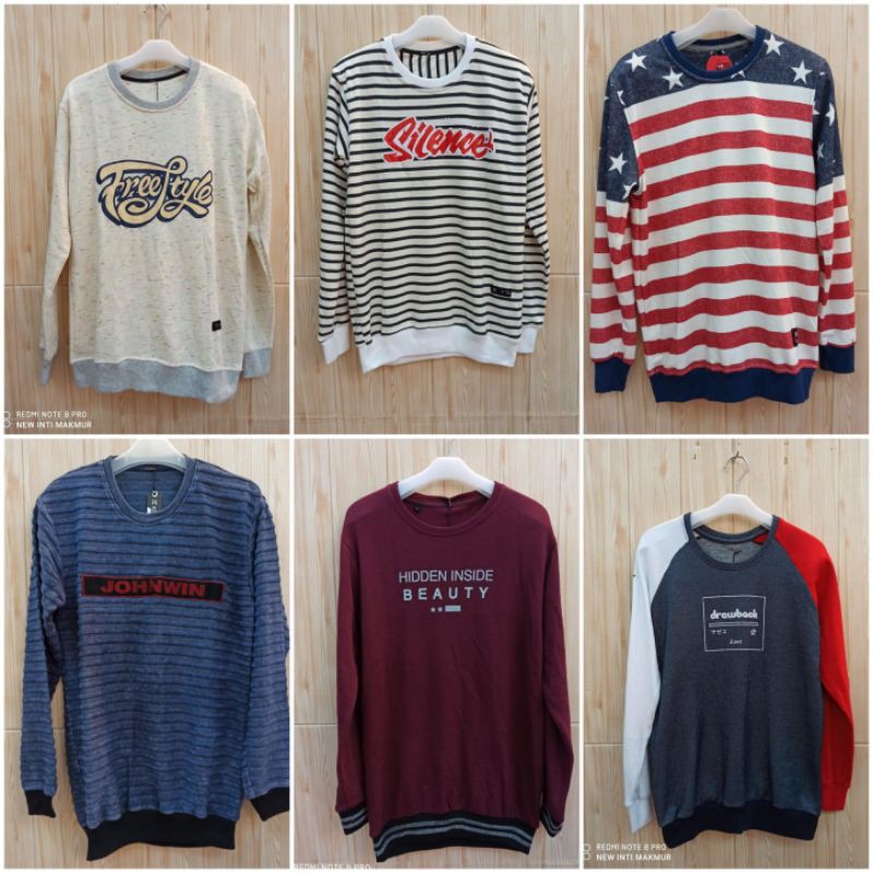 SWEATER CREWNECK JAKET PRIA WANITA PREMIUM BEST SELLER