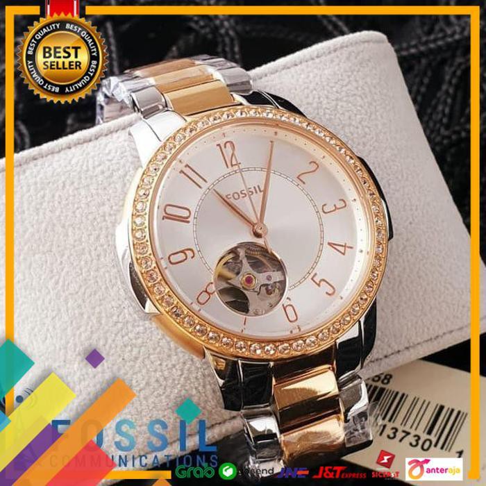 PROMO.. JAM TANGAN ANALOG WANITA MERK FOSSIL ORIGINAL TYPE : ME3058 MATIC ..TERLARIS