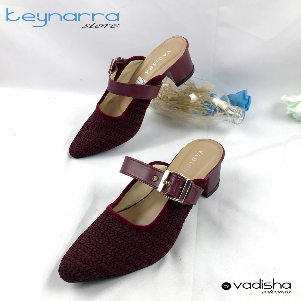 VADISHA LAYLA Sendal Wanita, Sendal Heels/ Sendal Hak Tahu 5cm IN-03 By.Keynarra Store