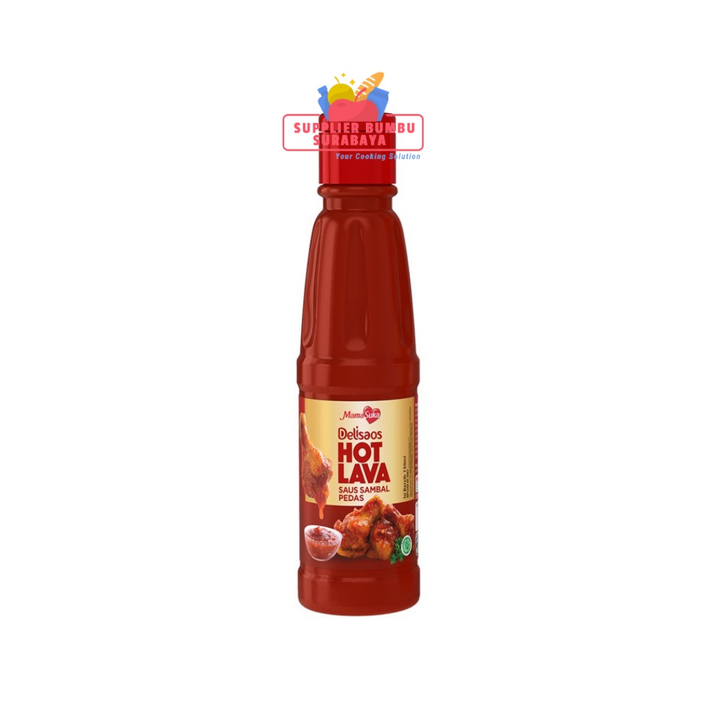 MamaSuka Delisaos Hot Lava Volcano Sauce Halal 130ml