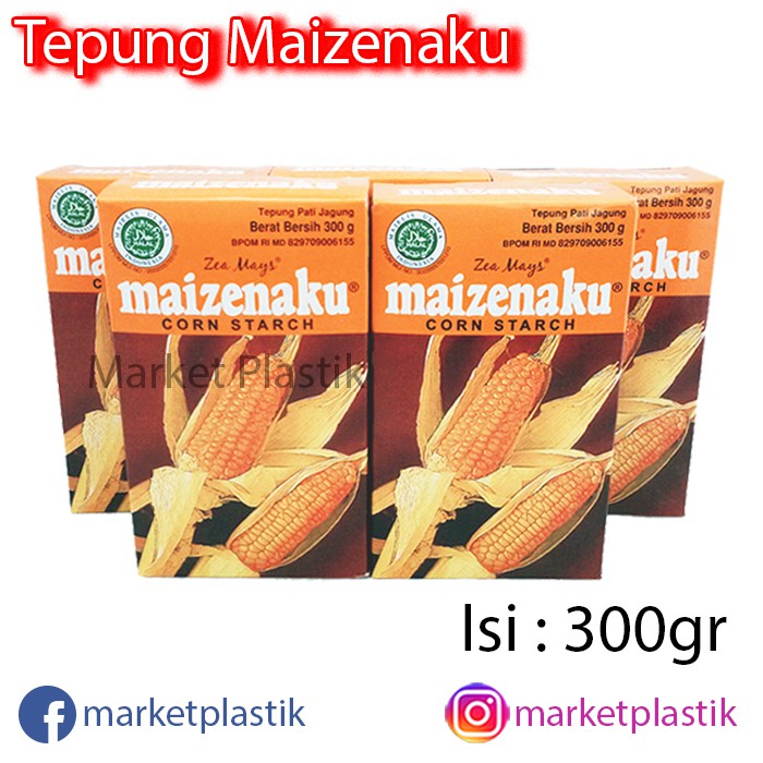 

Tepung Maizena/Maizenaku/Corn Starch @300gram