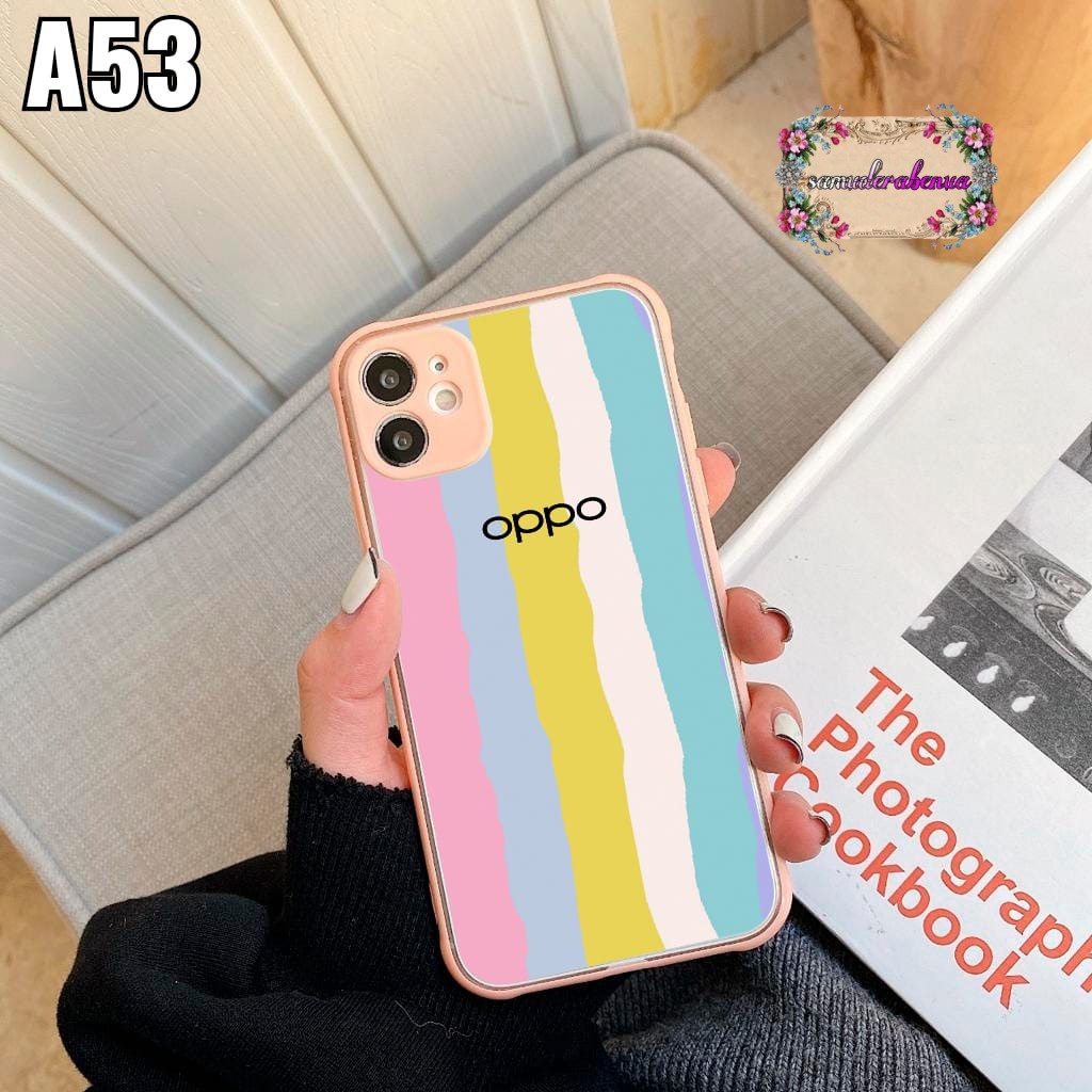 SS046 CASE RAINBOW OPPO A31 A8 A15 A15S A52 A92 A53 A33 2020 A16 A54 A55 SB1505