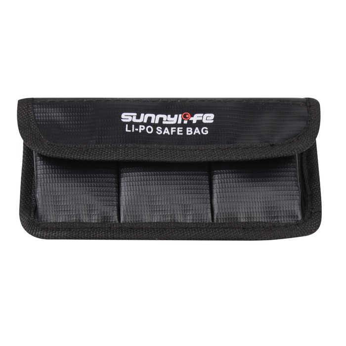 Sunnylife battery lipo bag for Dji Osmo Action contain 3 pcs battery