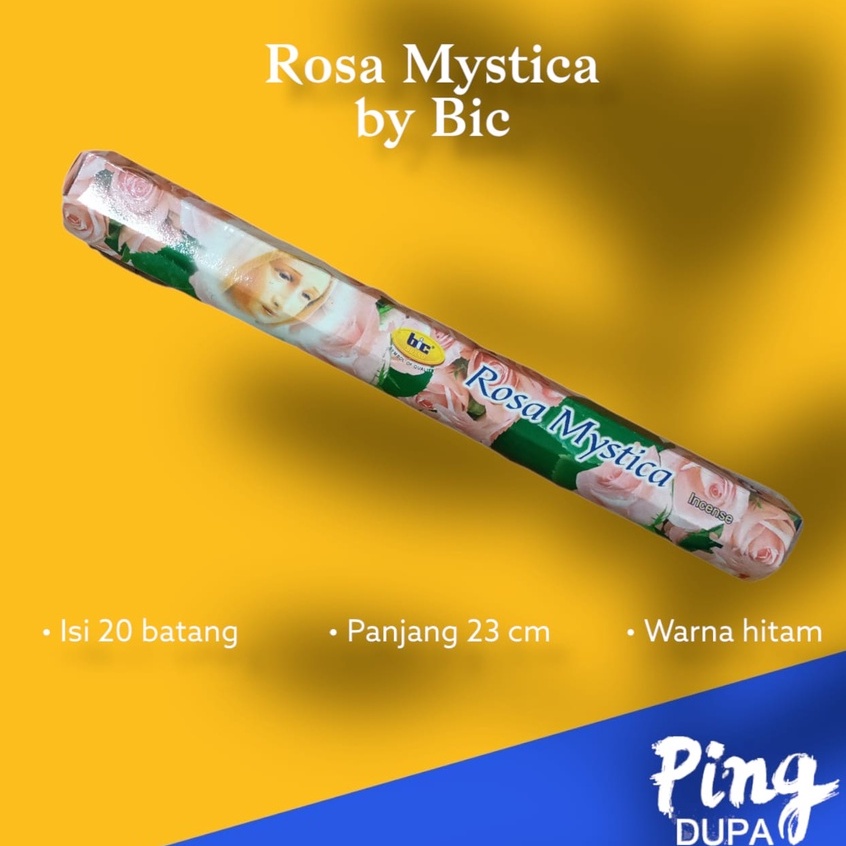 Dupa Hio Mawar Rosa Mystica Hexa by Bic India Isi 20 Batang