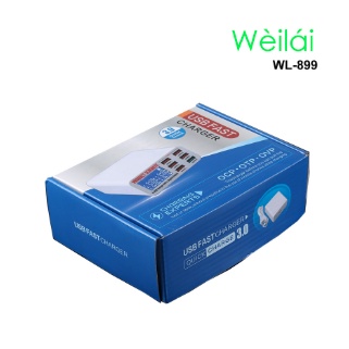 SUPER CHARGER WEILAI WL-899-B 6 PORT USB DIGITAL DISPLAY