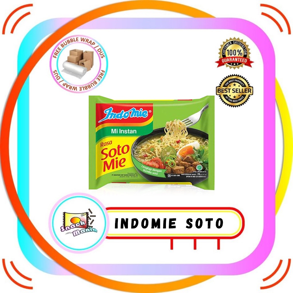 

Indomie Mie Kuah Soto 70 gr