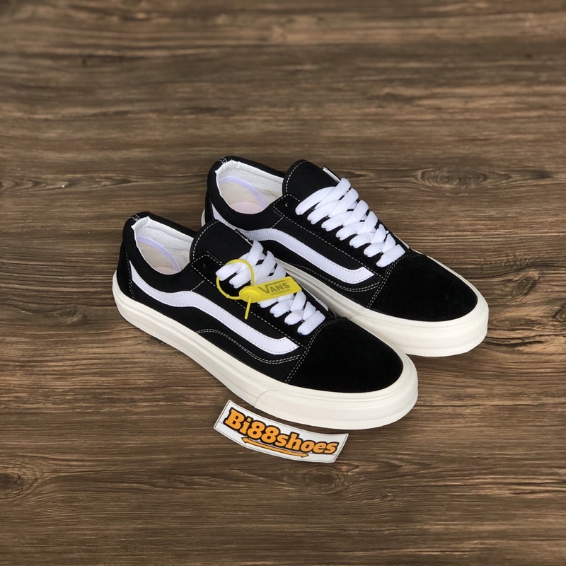 Sepatu pria wanita vans OLD SKOOL black white og