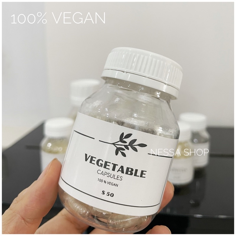 Kapsul VEGETABLE Halal Vegan Veggie Capsule