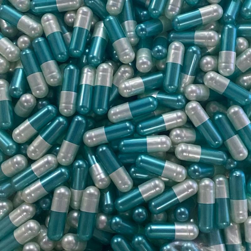 Kapsul Kosong 0 Putih Tosca Metalik Isi 1000 Butir