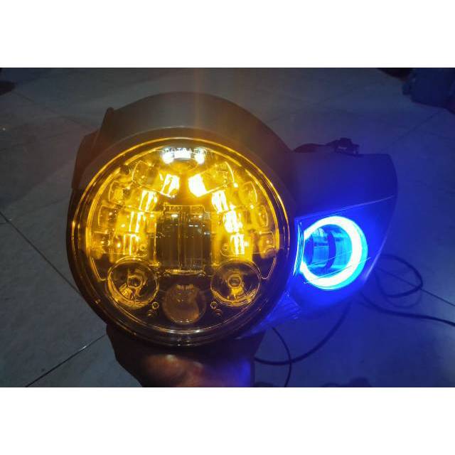 Lampu Tiger Revo pece lampu Tiger pece set lampu daymaker 16 LED dan daymaker mini