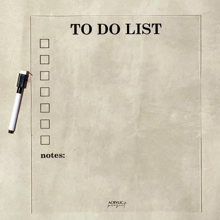 

Book Acrylic Planner To Do List Akrilik