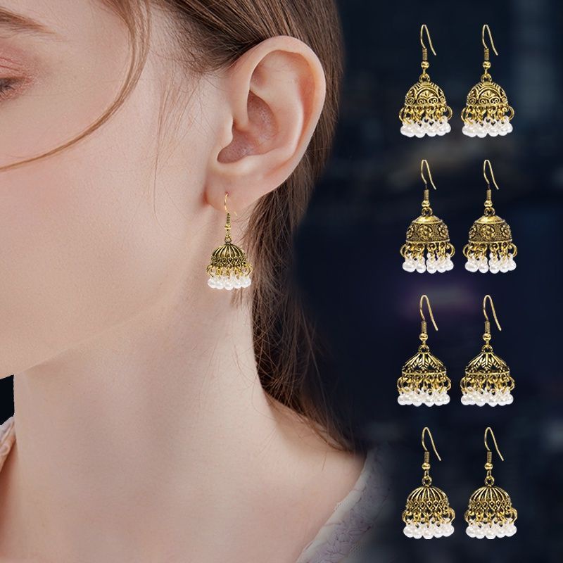 0Anting Dubai / anting India / Jhumka / anting mutiara/ aksesoris india/anting anak