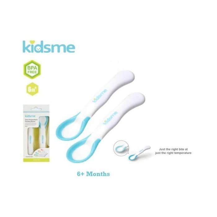 Makassar! Kidsme Ideal Temperature Feeding Spoon 2 pcs