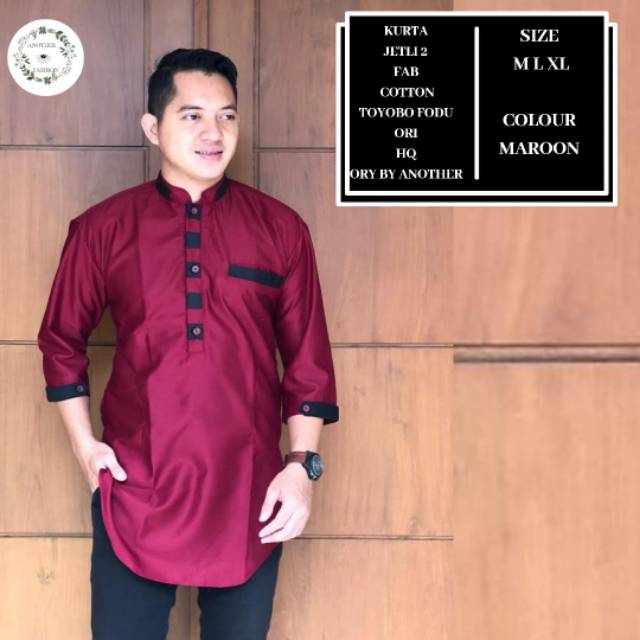 Koko Kurta JetLi 2 bahan Toyobo Fodu