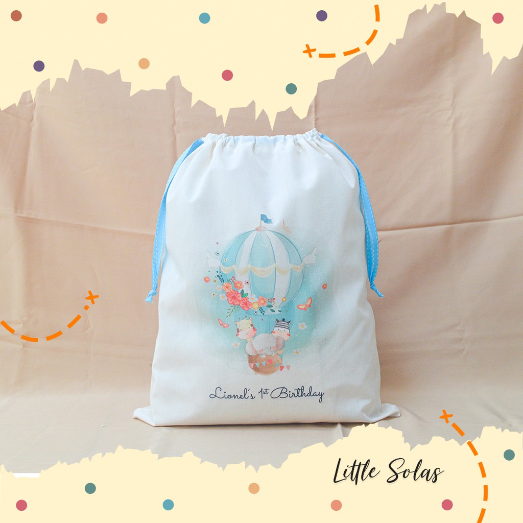 

Pouch Serut Goodie Bag / Souvenir Ulang Tahun Anak