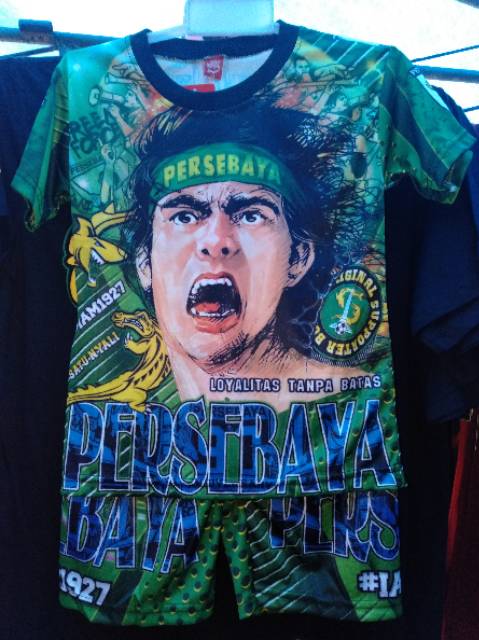 Kaos Bonek Persebaya Kids Distro Printing Hijau Setelan Anak Terbaru 2020