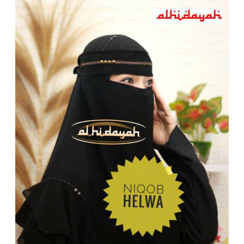 Niqab Bandana Helwa Niqob Cadar Sifon