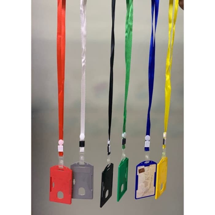 Name Tag Holder Id Card Mika Tali Lanyard panitia karyawan Siswa Murah  PASAR BB