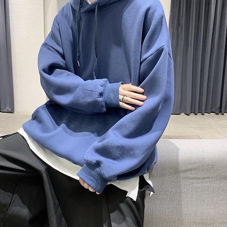 Pmp31au22ᴾ– Sweater Jaket NATURAL HOODIE Oversize Big size Jumbo XL XXL XXXL 2XL 3XL Korean Style Ba