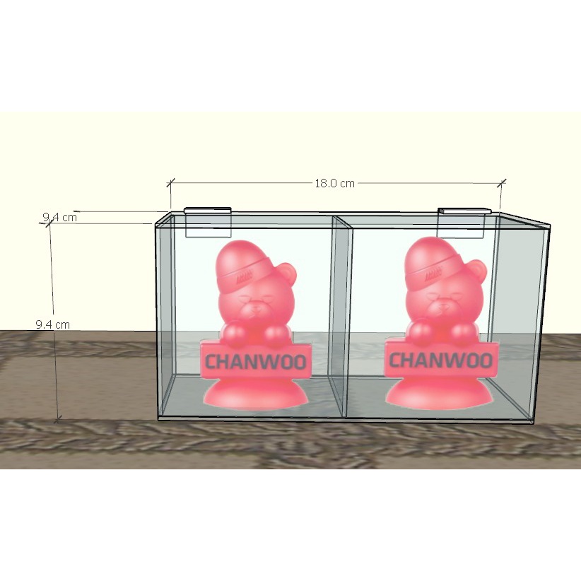 [BOX TOPPER] TOPPER IKON / TOPPER IKON KONBAT / BOX ACRYLIC TOPPER IKON / BOX AKRILIK / RAK AKRILIK