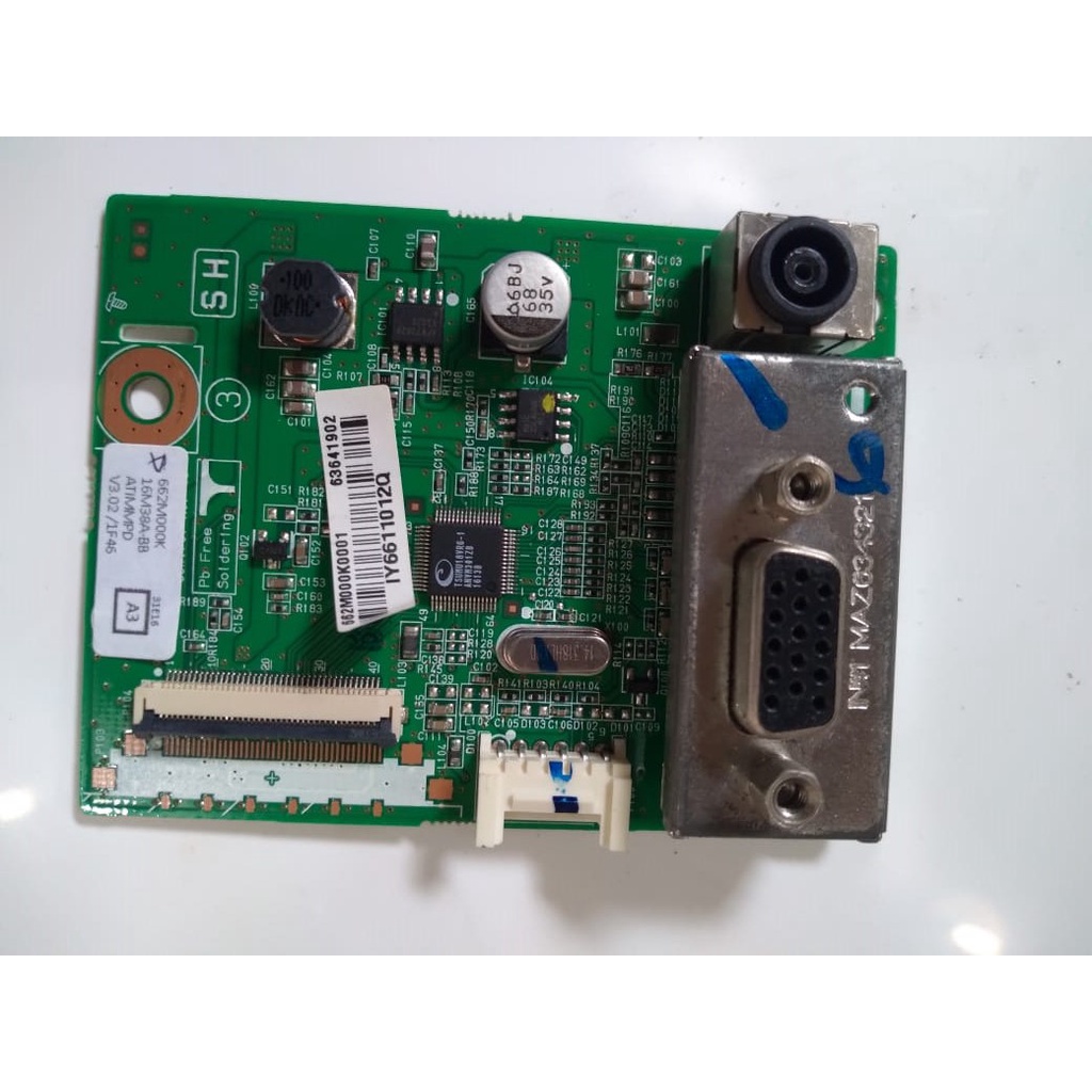 mainboard mb mesin lg monitor 16m38a layar komputer normal