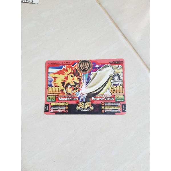 animal kaiser master Leo vs emperor vertus